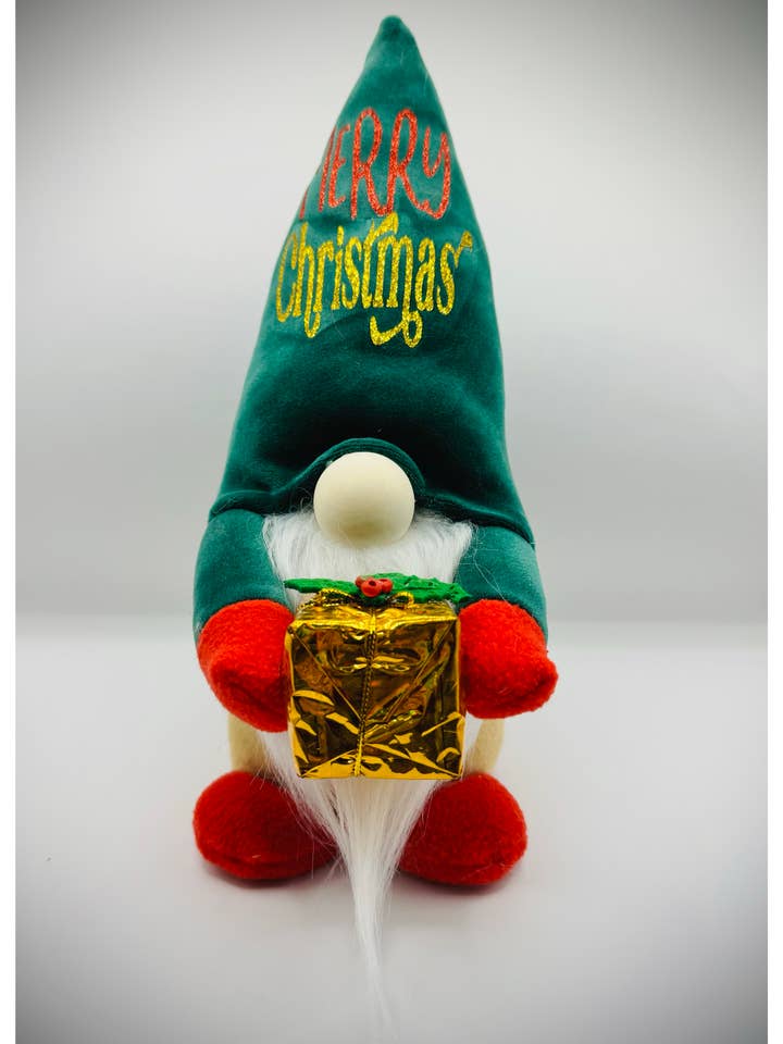 Gonk Merry Christmas Soft Valour fatto a mano per la vendita all'ingrosso da parte di Forever Gnomes UK Store
