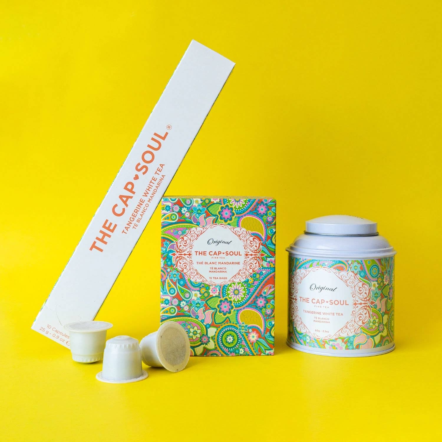 The Capsoul - Wholesale Loose Tea - Mandarin White Tea - Loose Leaf White Tea Tin 60g3