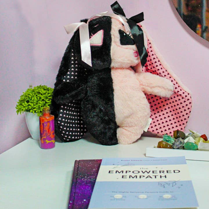 Kurated Korner - Wholesale Stuffed/Plush Toy - Kids & Baby - Attatoy E-Girl Bunny Plush2