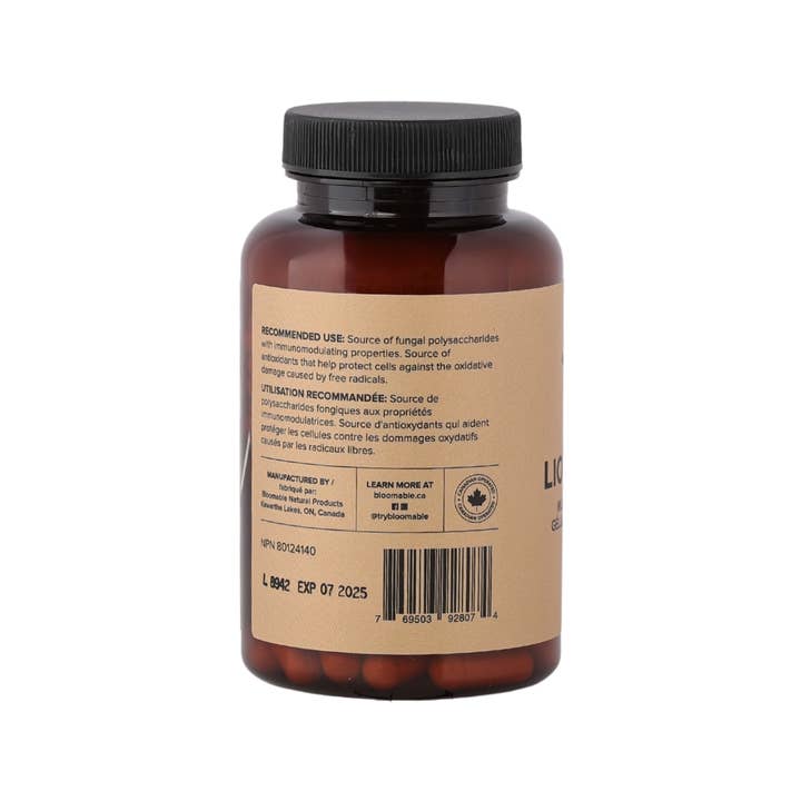 Bloomable Natural Products - Wholesale Oral Supplement/Vitamin - Lion's Mane Mushroom Capsules (120 Capsules)