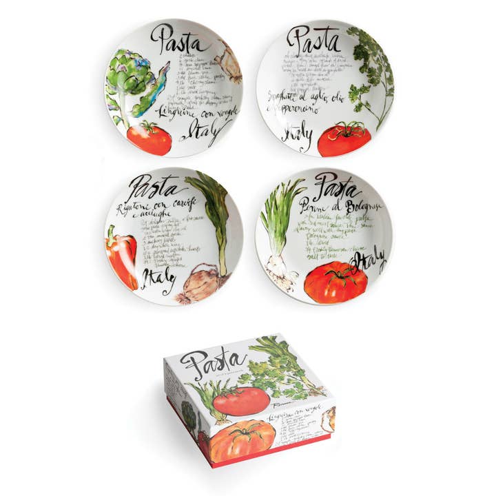 Rosanna - Wholesale Serve Bowl - Pasta Italiana Bowls S/4