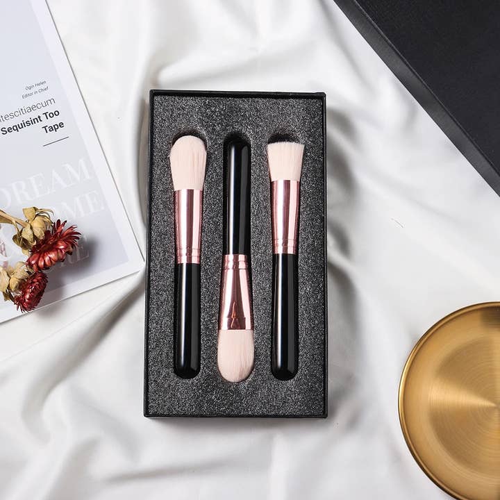 Crystolver (We Cover All Import Fees) - Vendita all'ingrosso Set di pennelli da trucco - Set di Pennelli Trucco con Manico in Pietra Preziosa15