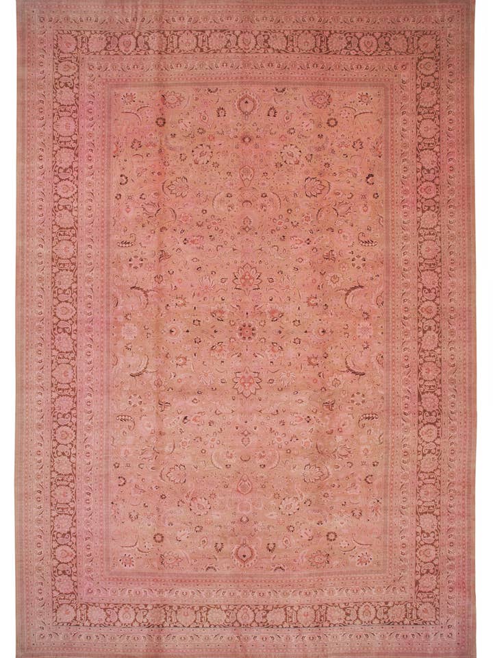 Tapis Oushak Rose 13x19 - 35998 pour la vente par RUG N CARPET