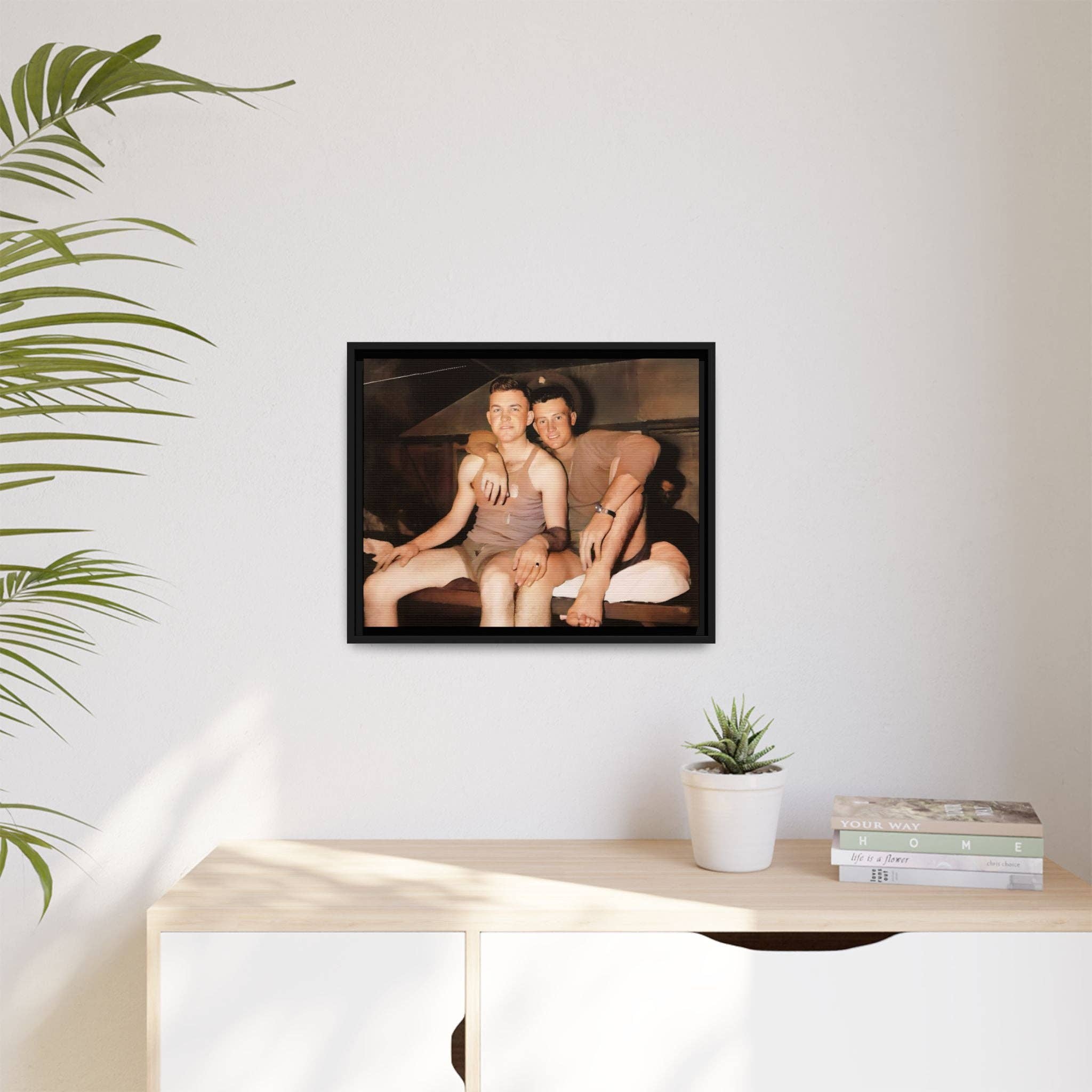 Walt & Pete - Wholesale Photograph - paire 100 | Framed Vintage Photo - Matte Canvas7