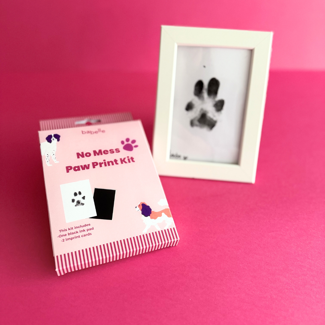 Babelle For Dogs – wholesale Pet paw/nail care accessory – Paw Print Kit  - Dog Paw Print5