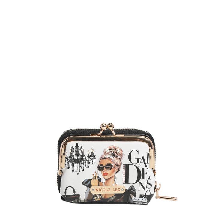 Nicole Lee USA – Carteira - Mulher por atacado – Mini carteira Manuela com bolso destacável