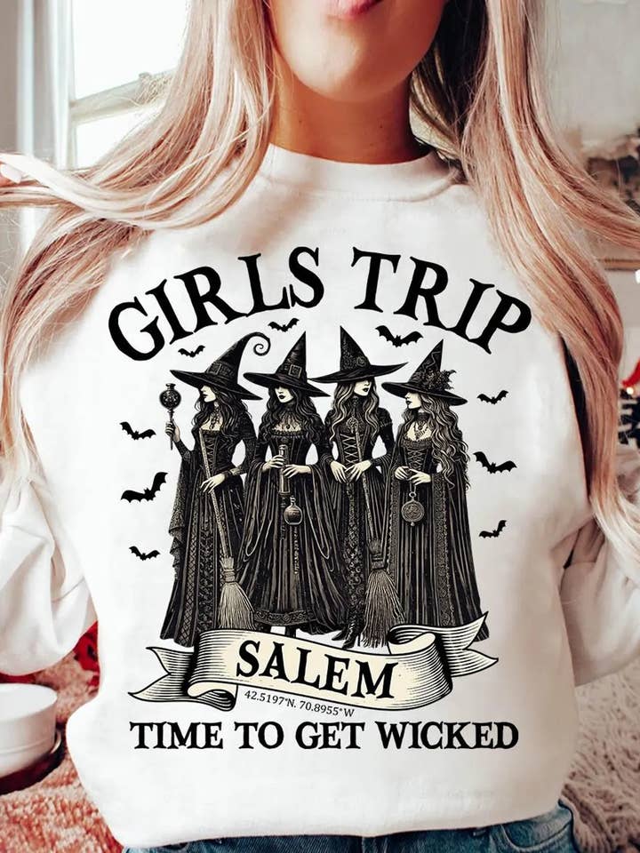 Girls Trip Salem MA Sweatshirt for wholesale by Lunastry
