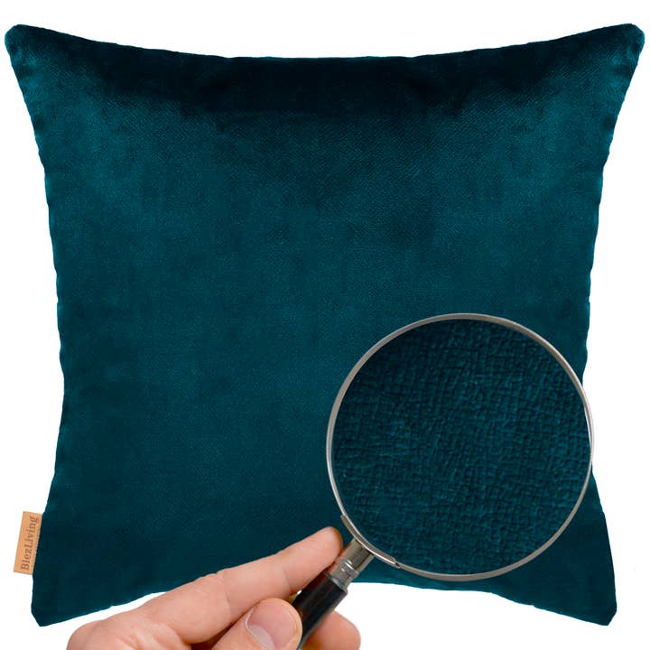 Cojín decorativo FLAIR petróleo 60x60 para venta al por mayor de COHOSO