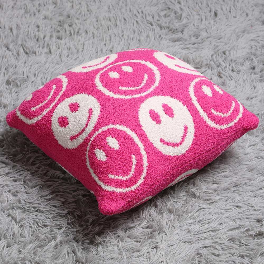 Sensibling Corp. - Vendita all'ingrosso Fodera cuscino decorativo - Copricuscino con Motivo Sorriso6