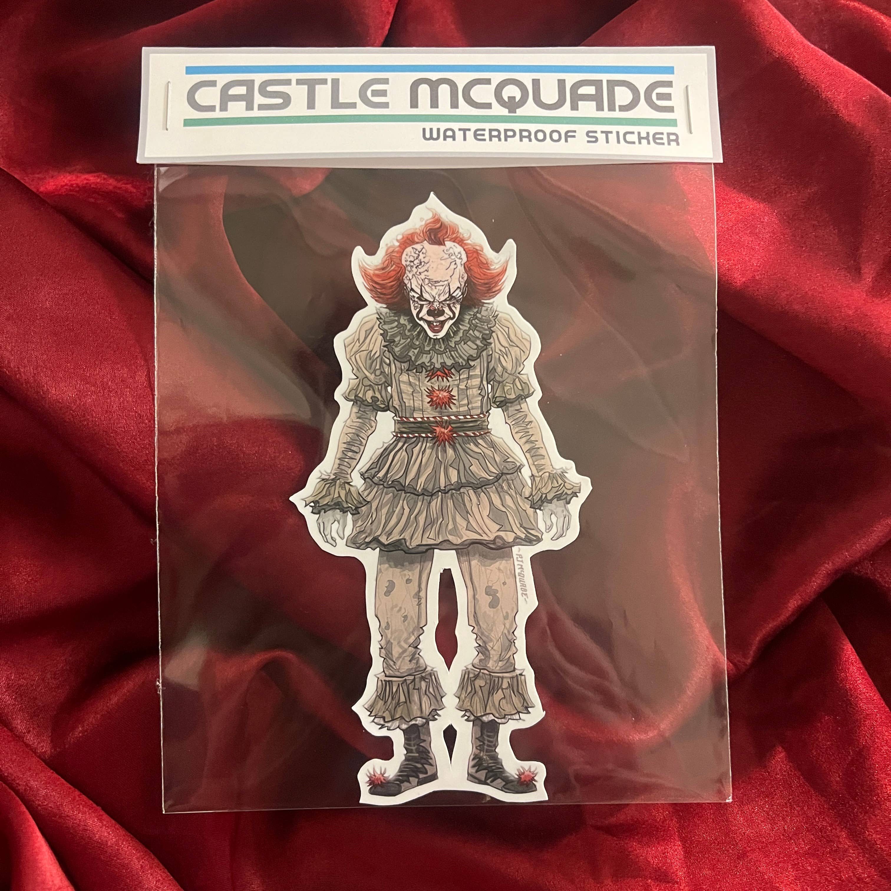 Castle McQuade - Wholesale Sticker - NEW PENNYWISE Waterproof STICKER3