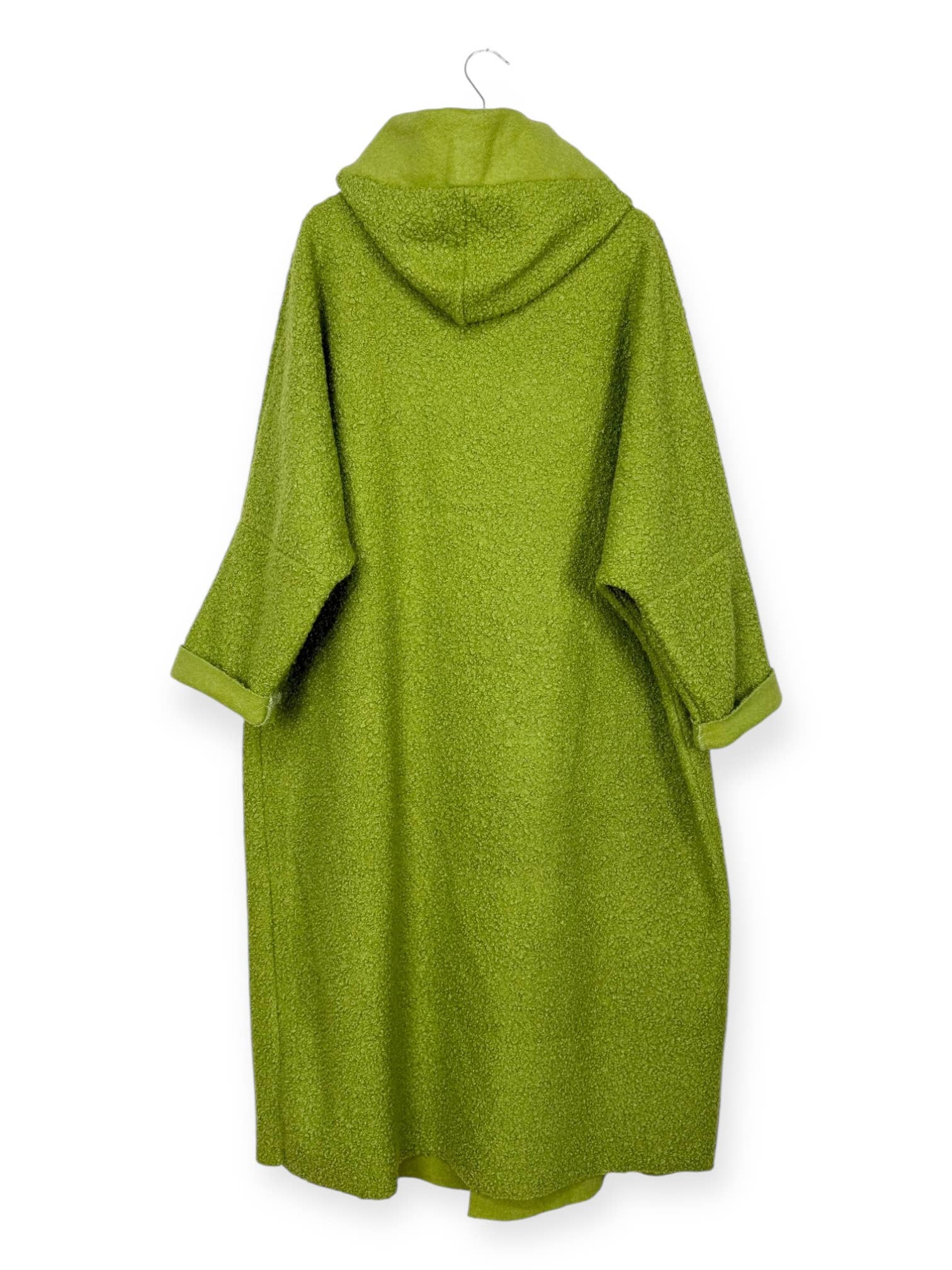 Lucky Nana - Wholesale Coat - Women's - AH 22158 - Long Coat in Bouclé Fabric11