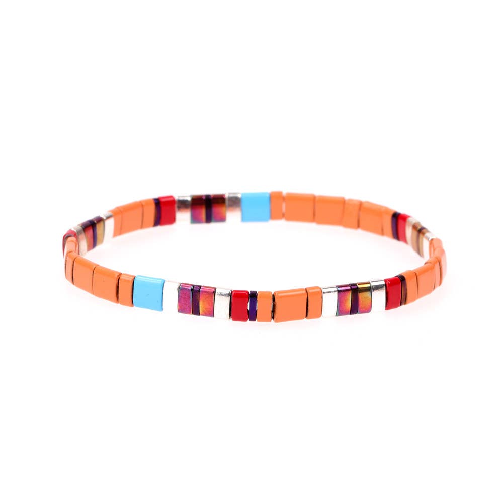 Mio Queena – Engroshandel Perlearmbånd – 5 mm TILA perle armbånd med elastik - BJ50