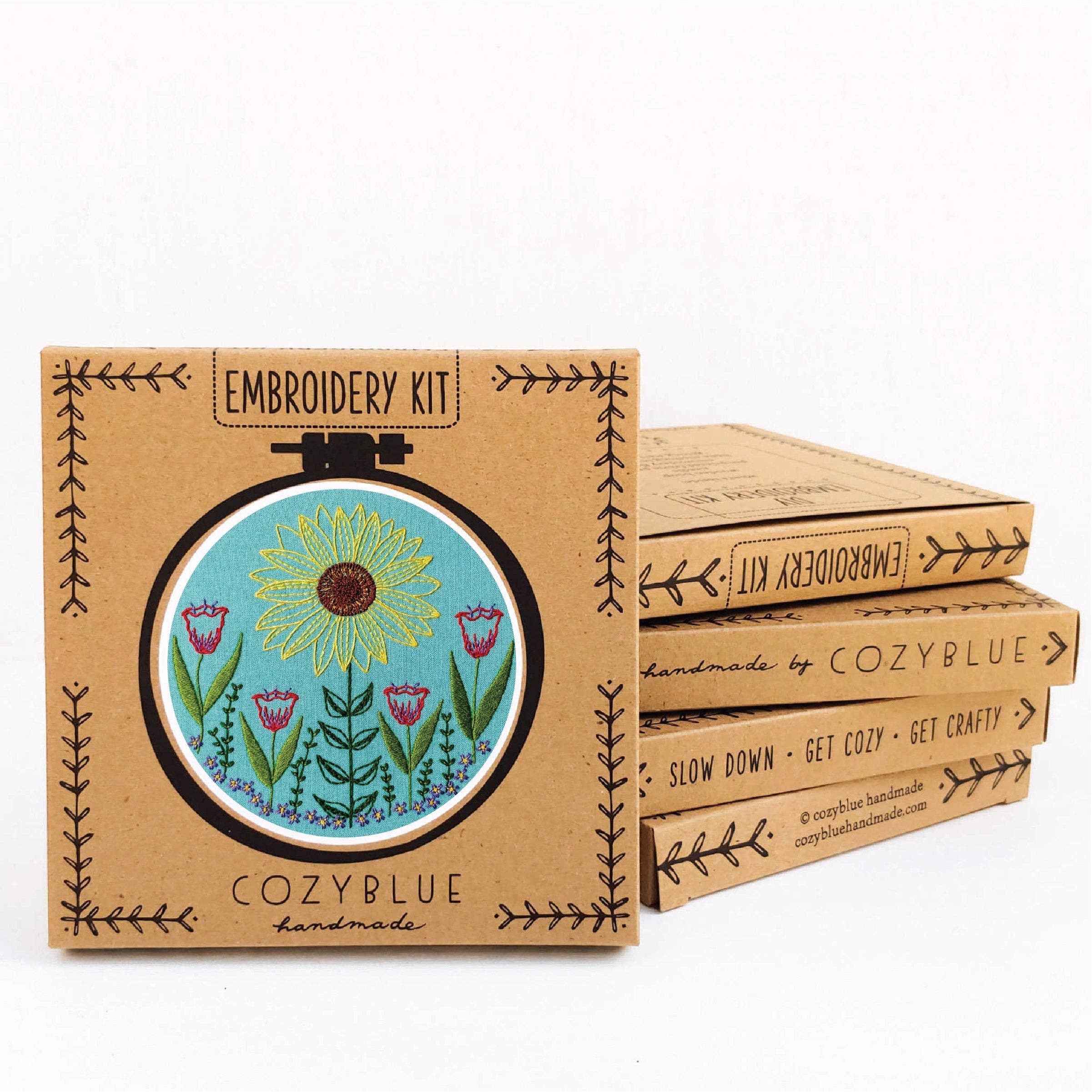cozyblue handmade - Venta al por mayor Material para bordado/punto de cruz - kit de bordado de jardín de verano1