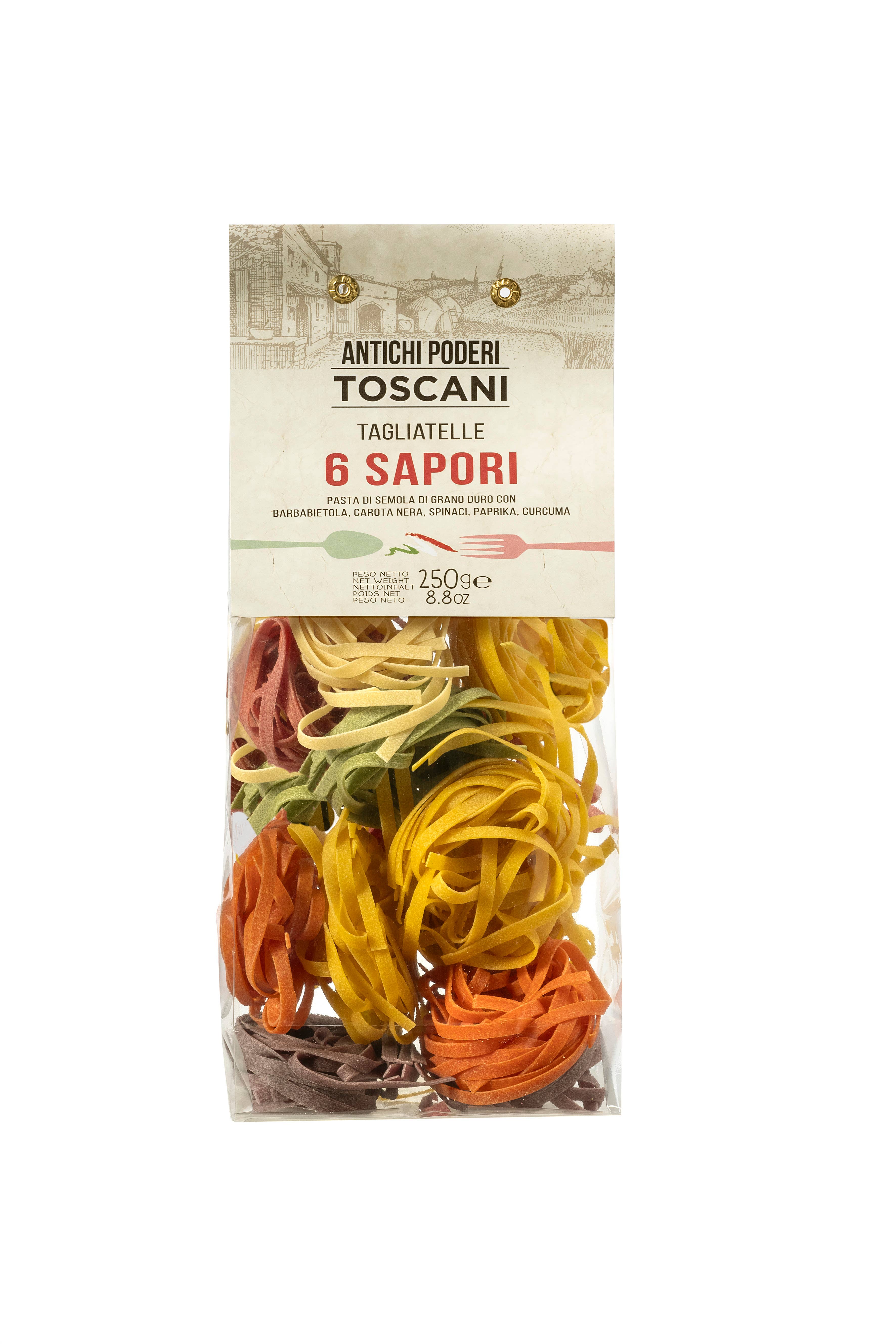 Antico Pastificio Morelli 1860 - Wholesale Pasta - TAGLIATELLE 6 FLAVORS0