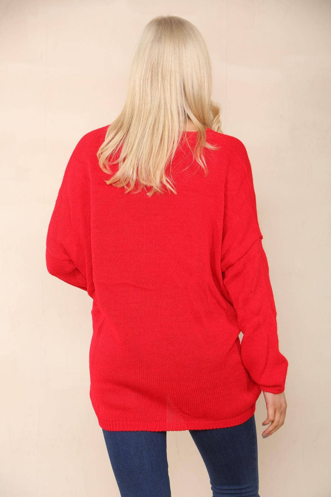 Miss Bold - Wholesale Tunic Sweater - Women's - Italian Oversized Floral Print Knitted Jumper Top33