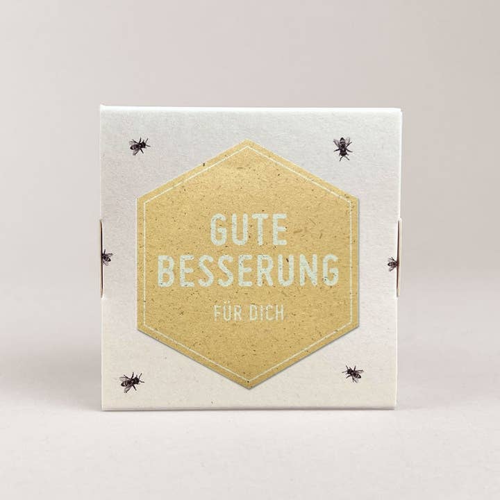 Honey Pralines - Get Well Soon / Set of 4 for wholesale by herr biene GmbH