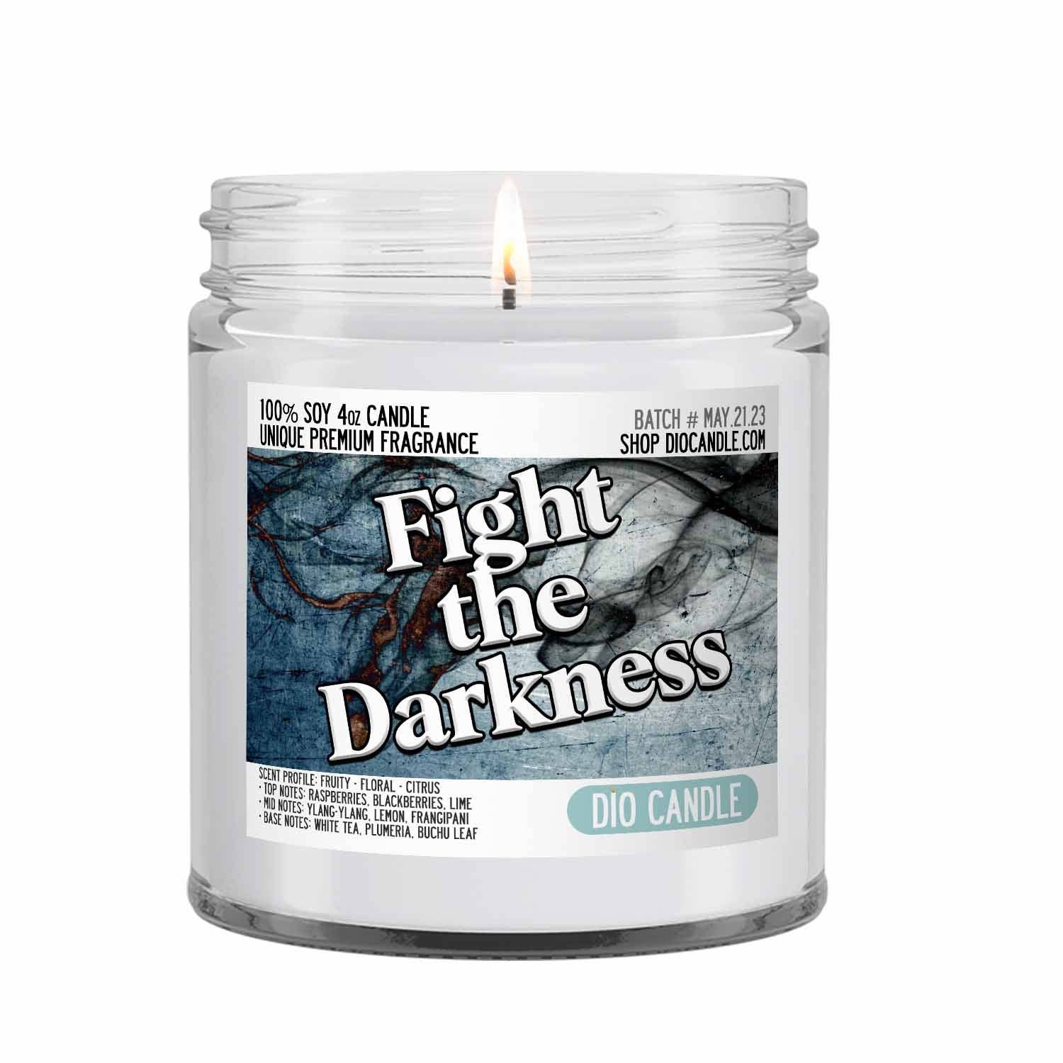Dio Candle Company – wholesale Jar/filled candle – Fight the Darkness Candle3