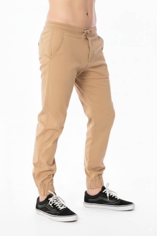 Cachi PANTALONI JOGGER IN TWILL DA UOMO in vendita all'ingrosso su Faire1