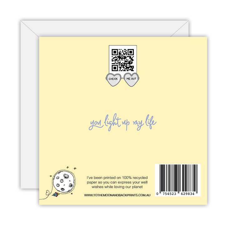 To The Moon and Back Prints - Wholesale Diwali card - Happy Diwali1