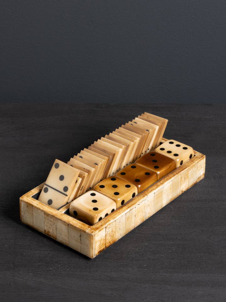 Domino and dice game seventies for wholesale by Chehoma USA