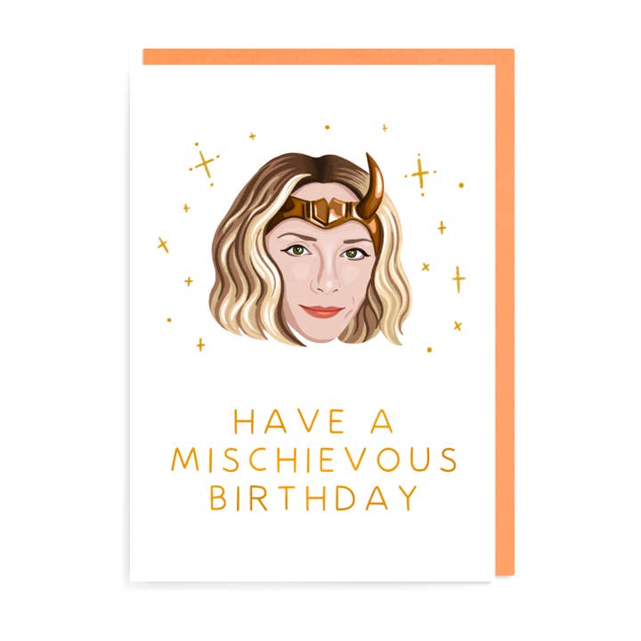 Mischievous Födelsedag | Sylvie för wholesale av URGHH Card Co.