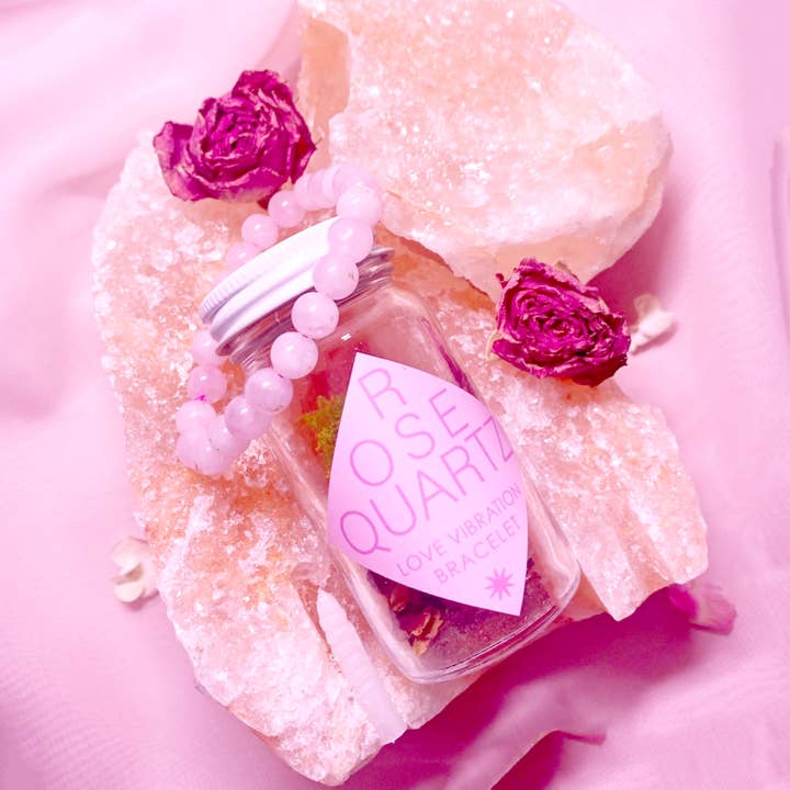 Spitfire Girl – wholesale Pärlarmband – Kristall Armband Rose Quartz3