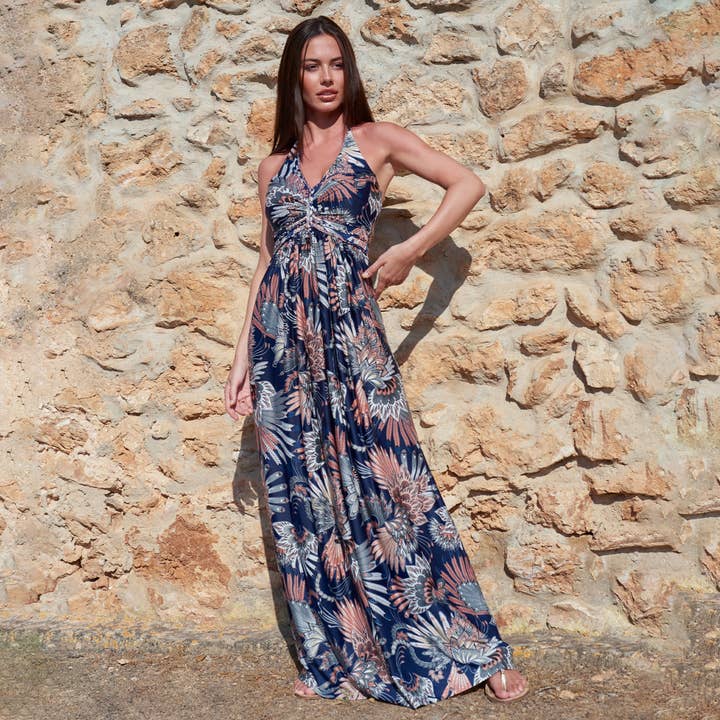 Halter dress Lavanta | Pink for wholesale by Chic by Lirette