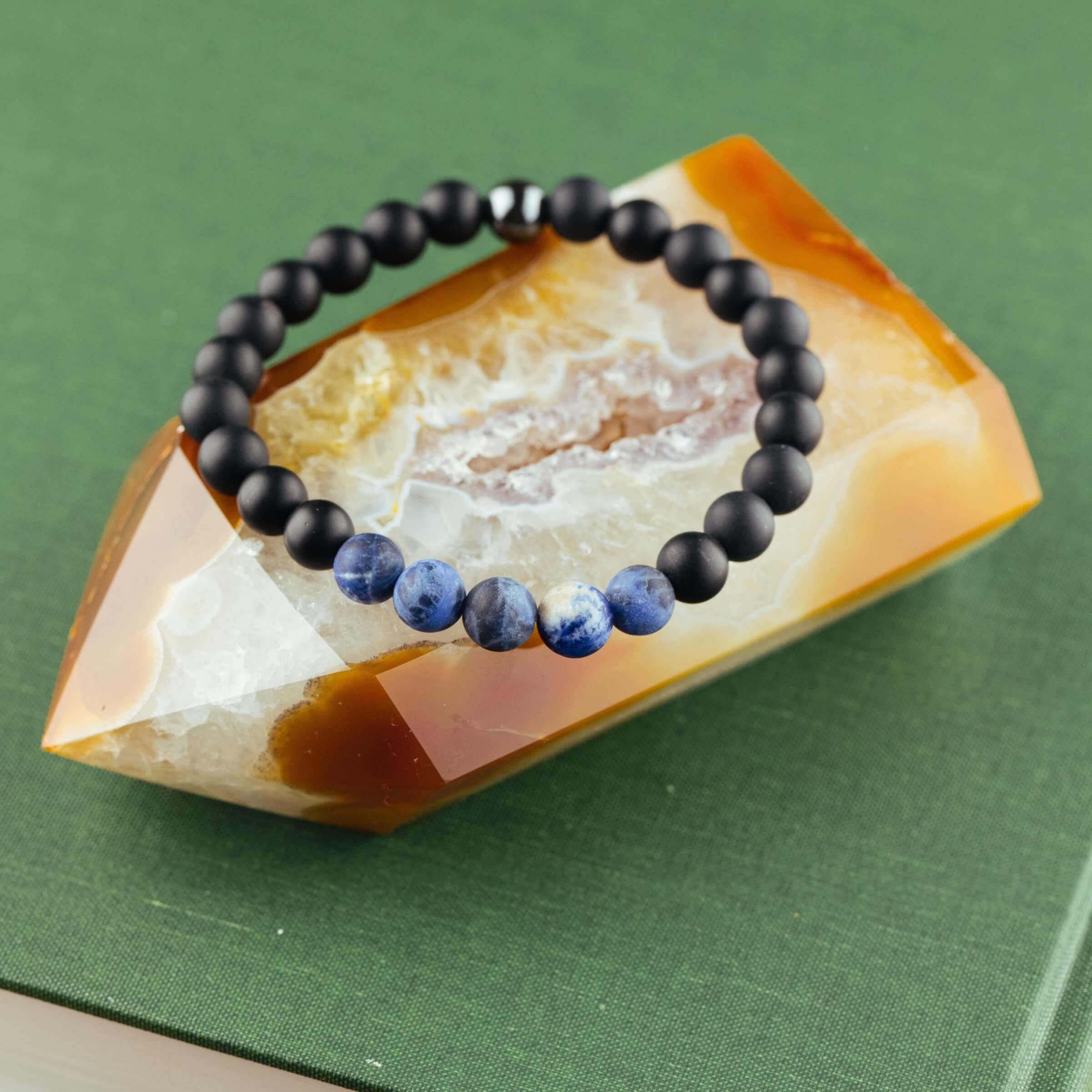 SoulKu - Wholesale Beaded Bracelet - Sodalite Men's Bracelet for Fearless1