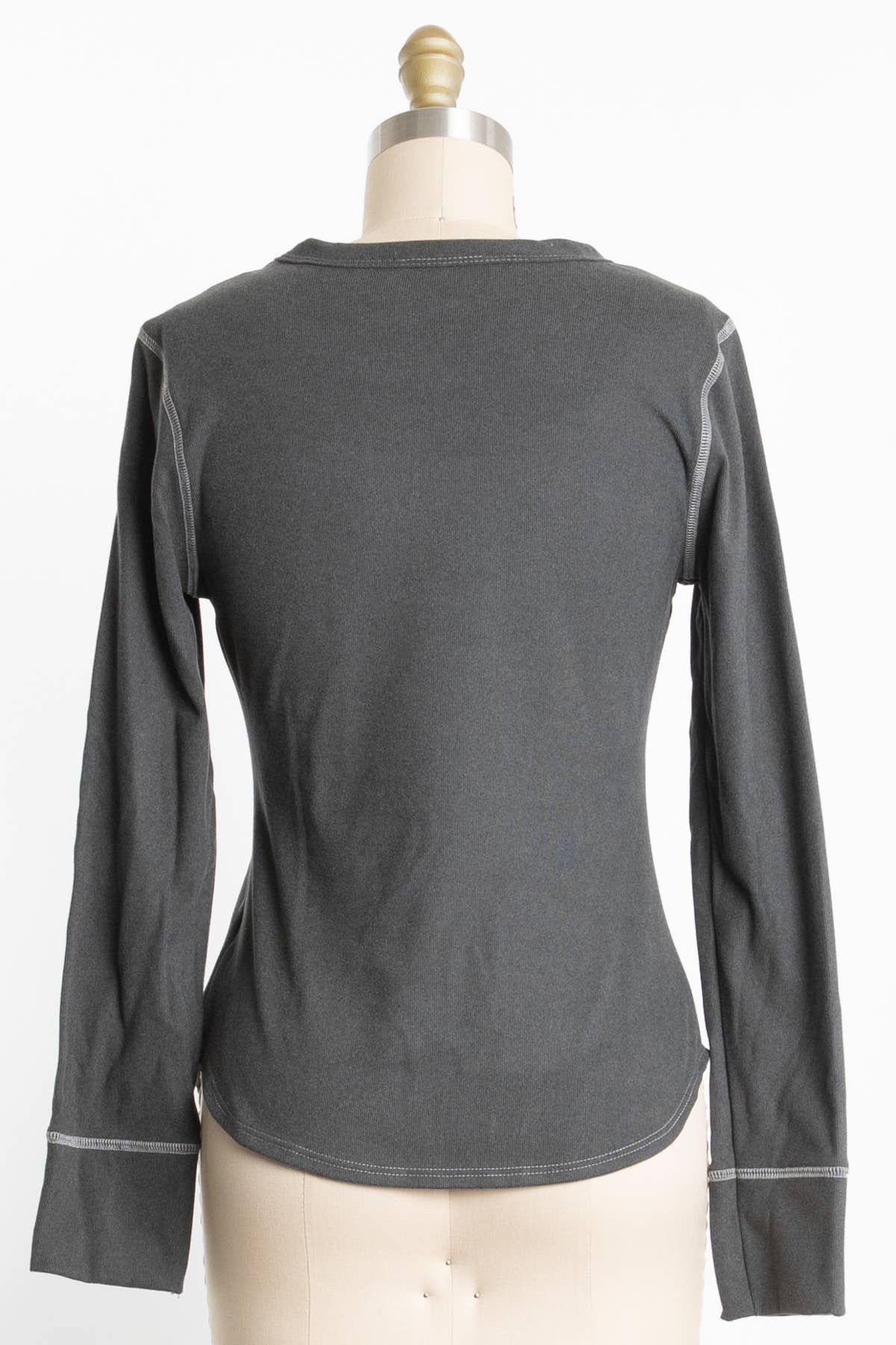 Final Touch - Wholesale Knit Top - Women's - Brushed Ribbed Fitted Long Sleeve Top - NT312801