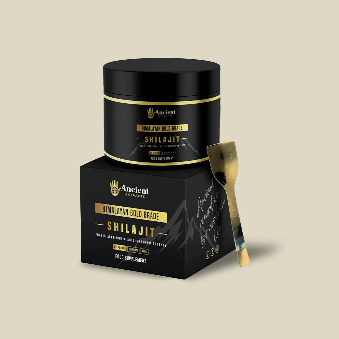 Ancient Extracts Ltd – wholesale Protein/superfood powder – Shilajit Resin - Himalayan Gold Grade (50g)