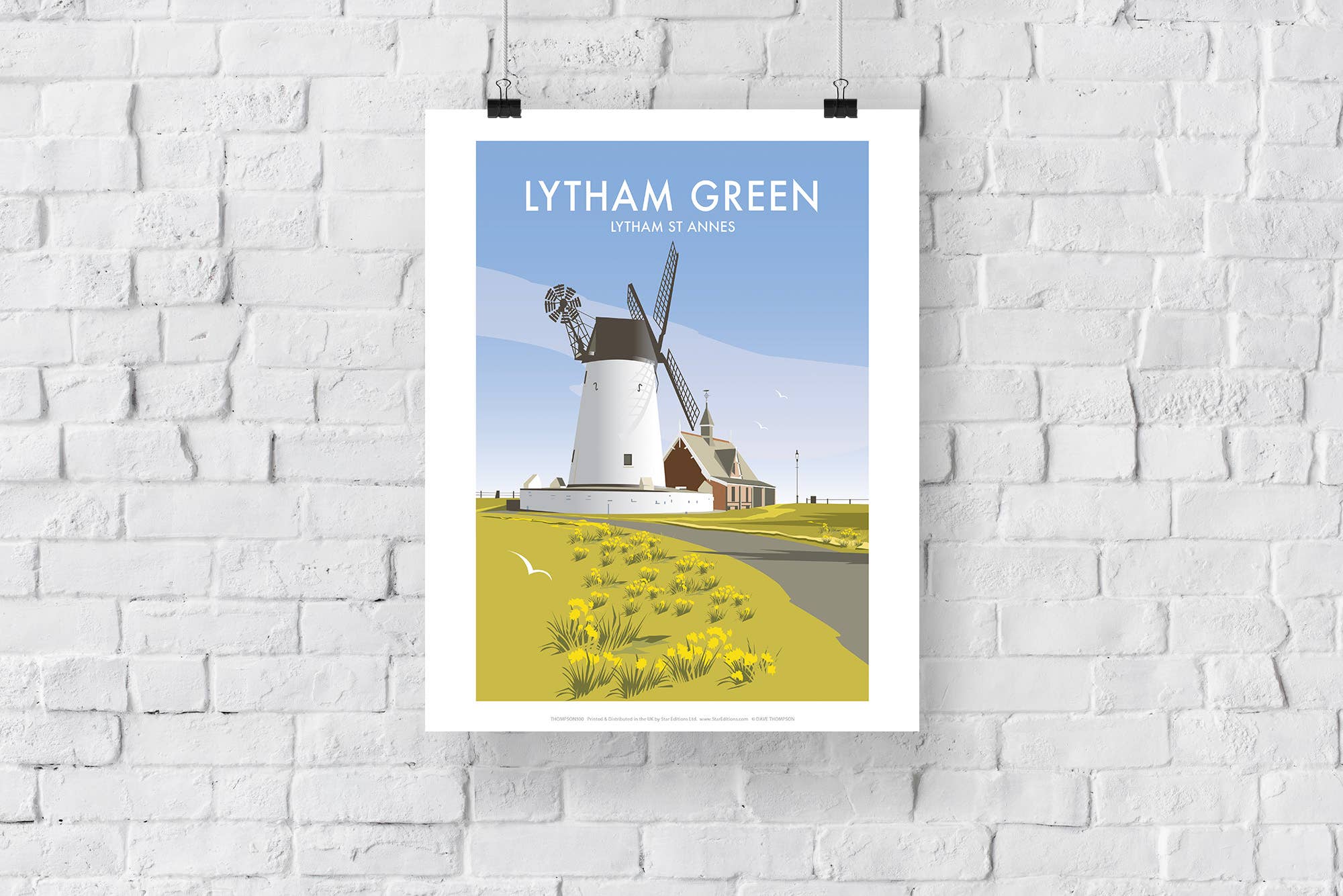 Star Editions - Vente Affiche d'art - Lytham Green par l'artiste Dave Thompson - Tirage d'art haut de gamme2