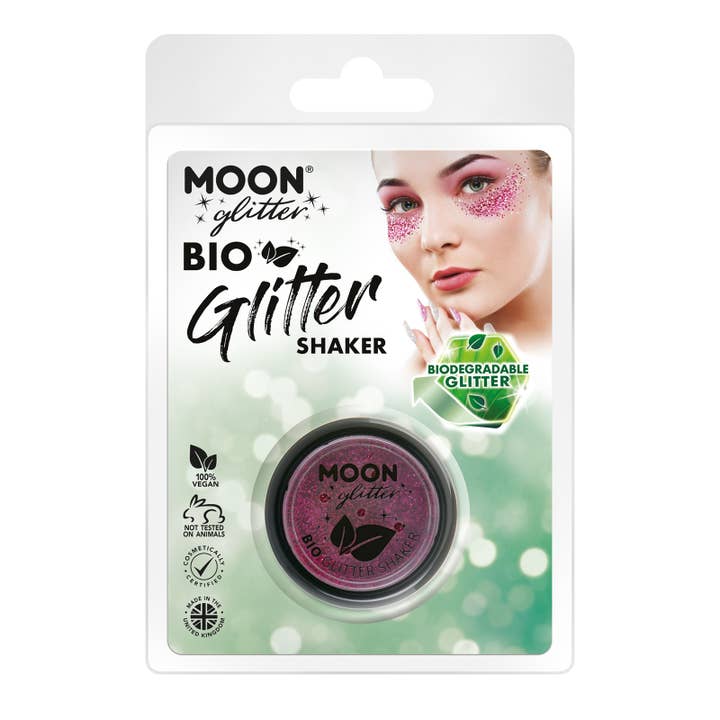 Moon Makeup - Wholesale Body Glitter/Shimmer - Clamshell - BIO Fine Glitter, 5g-environmentally friendly1