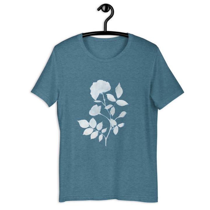 Garden Rose t-shirt (unisex sizing) for wholesale by Nat Joy Design