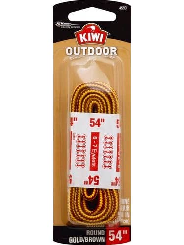 Innovarix - Wholesale Shoelaces – Unisex - Outdoor Round Laces - Gold/Brown 54"1