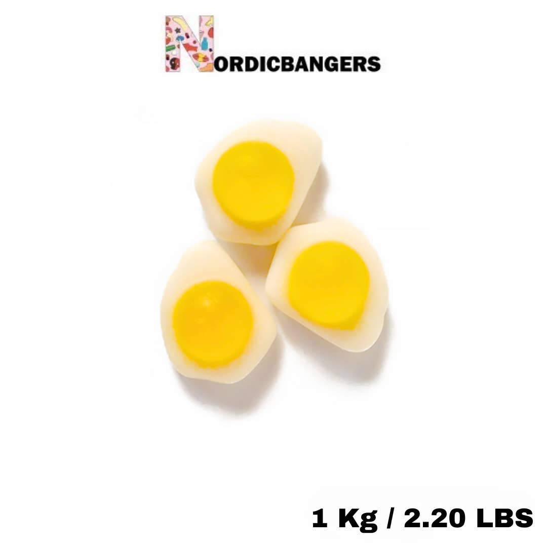 Nordicbangers - Swedish Candy Supply - Wholesale Gummy - Swedish Candy - MINI FRIED EGGS