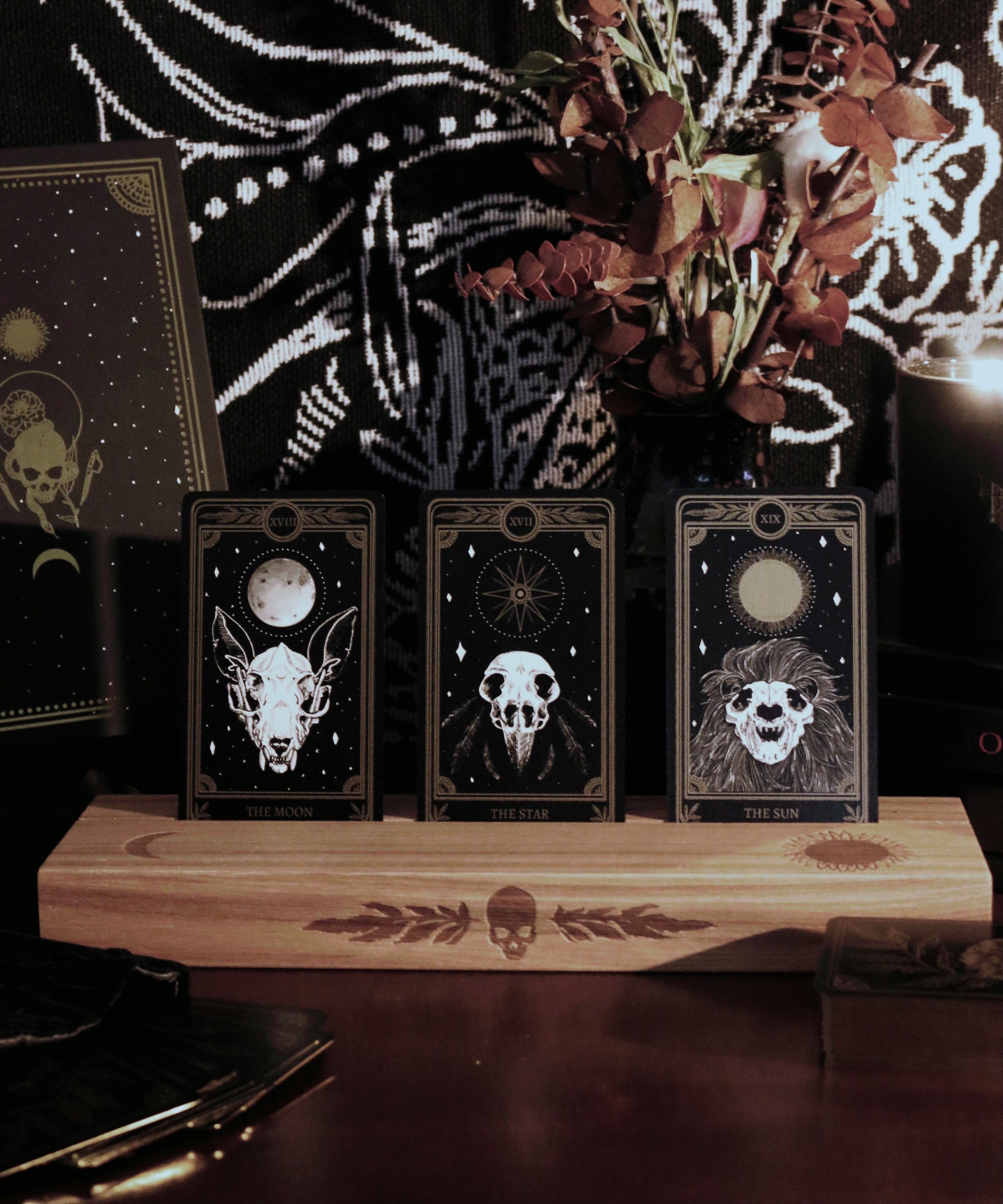 13th Press - Wholesale Decorative Tabletop Object - "Celestial" Altar Stand, Tarot reading card stand4