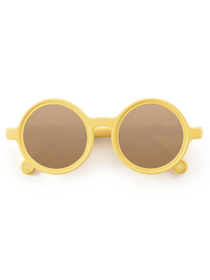 Óculos de Sol Redondos para Criança Citrus Amarelo 1-3Y por atacado de Olivio & Co