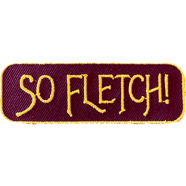 So Fletch Iron-On Patch for wholesale by twistedEGOS llc
