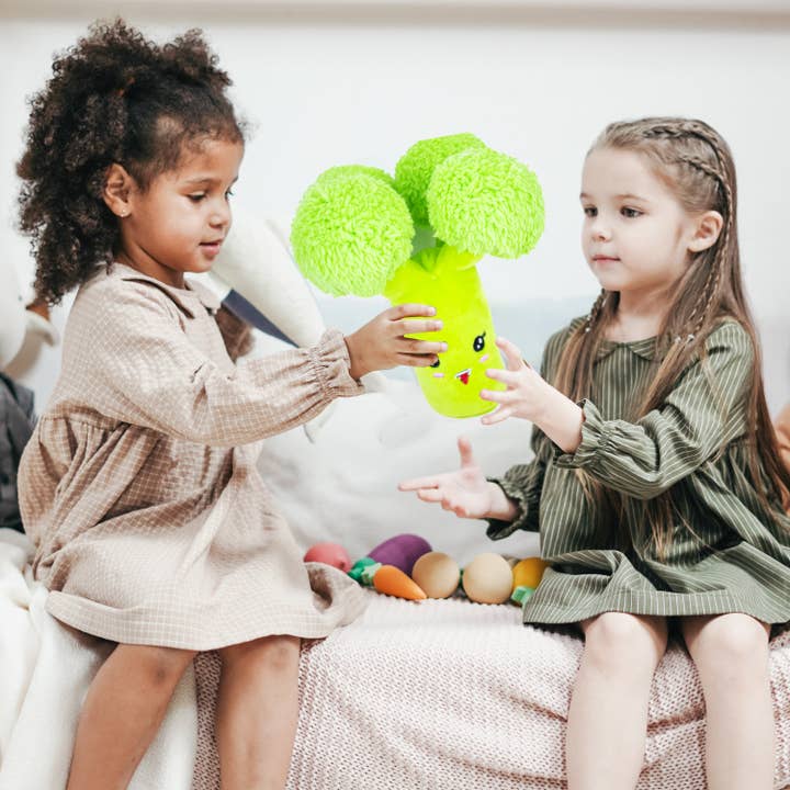 KINREX - Vente Peluche – enfant et bébé - Jouet en peluche Brocoli en peluche - Jouet en peluche pour enfant 5,5 pouces3