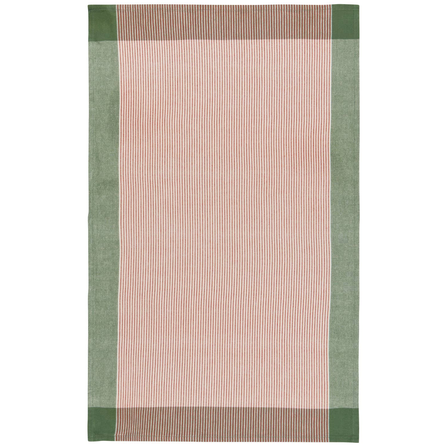 Danica Heirloom - Wholesale Tea Towel - Jade Green Array Stripe Dishtowel Set of 23