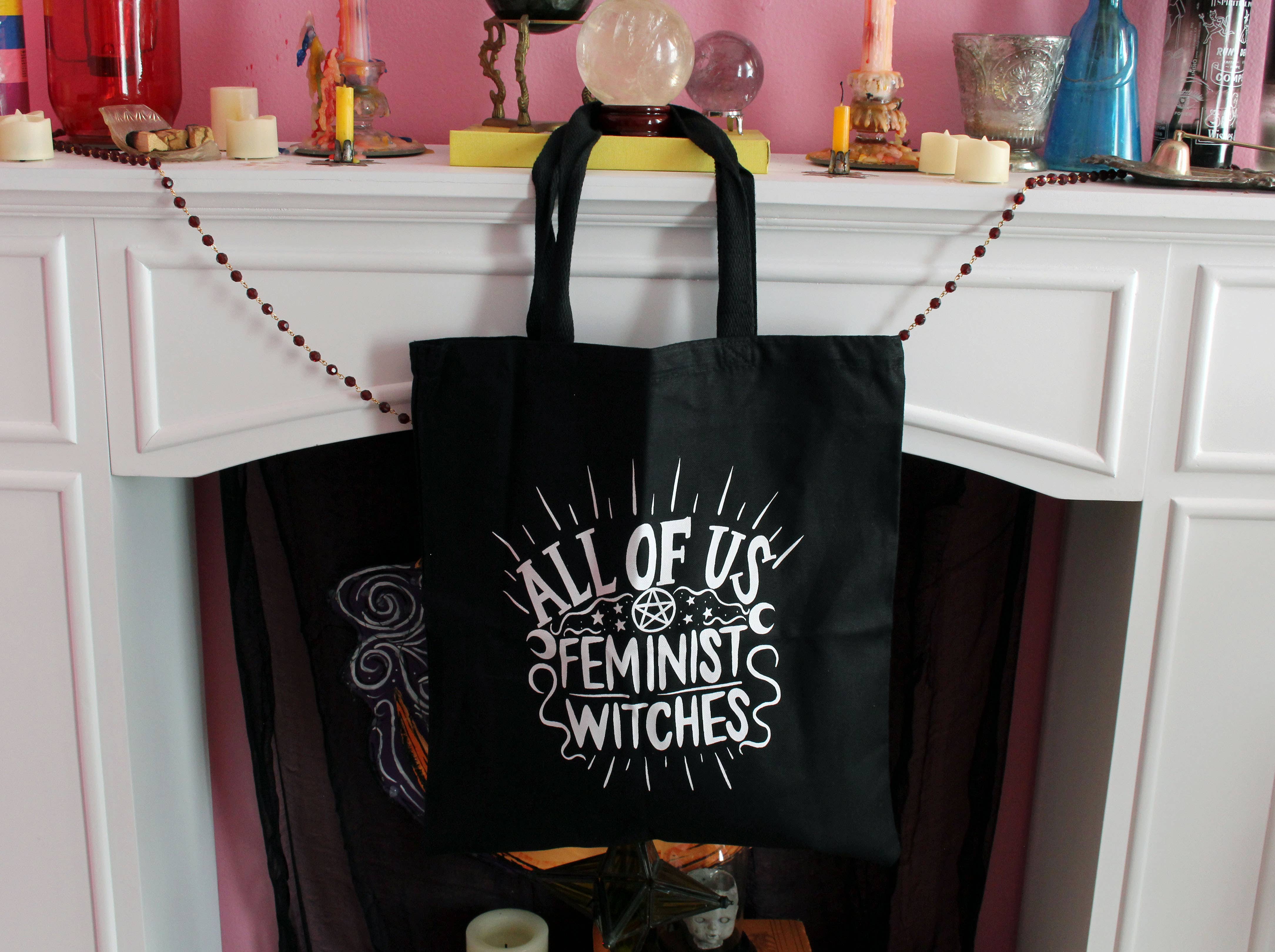 Midge Blitz - Wholesale Tote Bag - Women's - All of Us Feminist Witches Tote2