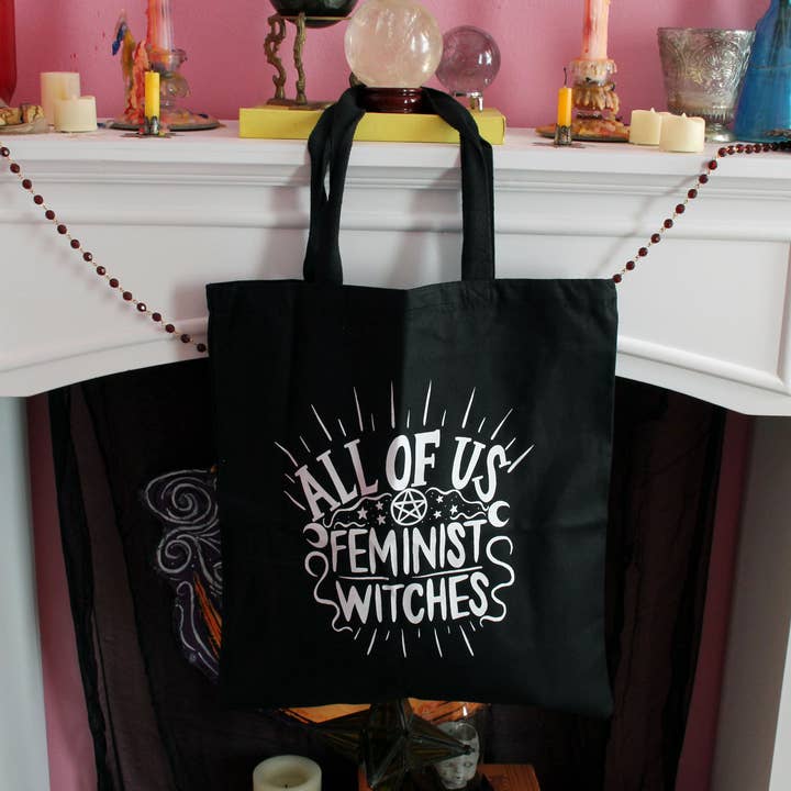 Midge Blitz - Wholesale Tote Bag - Women's - All of Us Feminist Witches Tote2