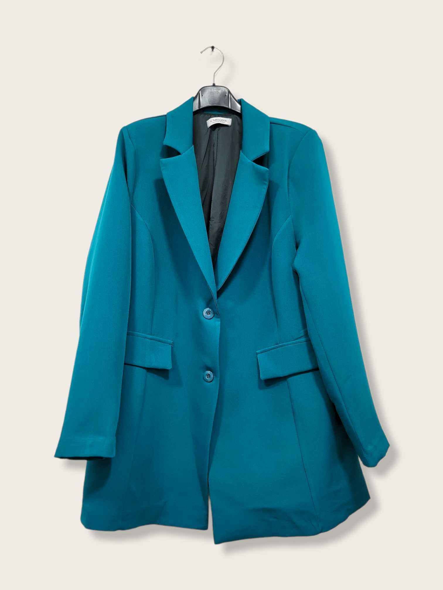 C'MELODIE – Blusão - Mulher por atacado – Tamanho Grande - Casaco feminino elegante com lapela6