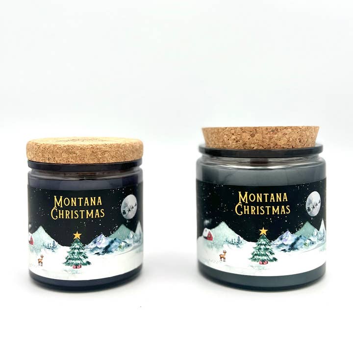 The Sacred Wild Candle Co - Wholesale Jar/Filled Candle - Montana Christmas Candle