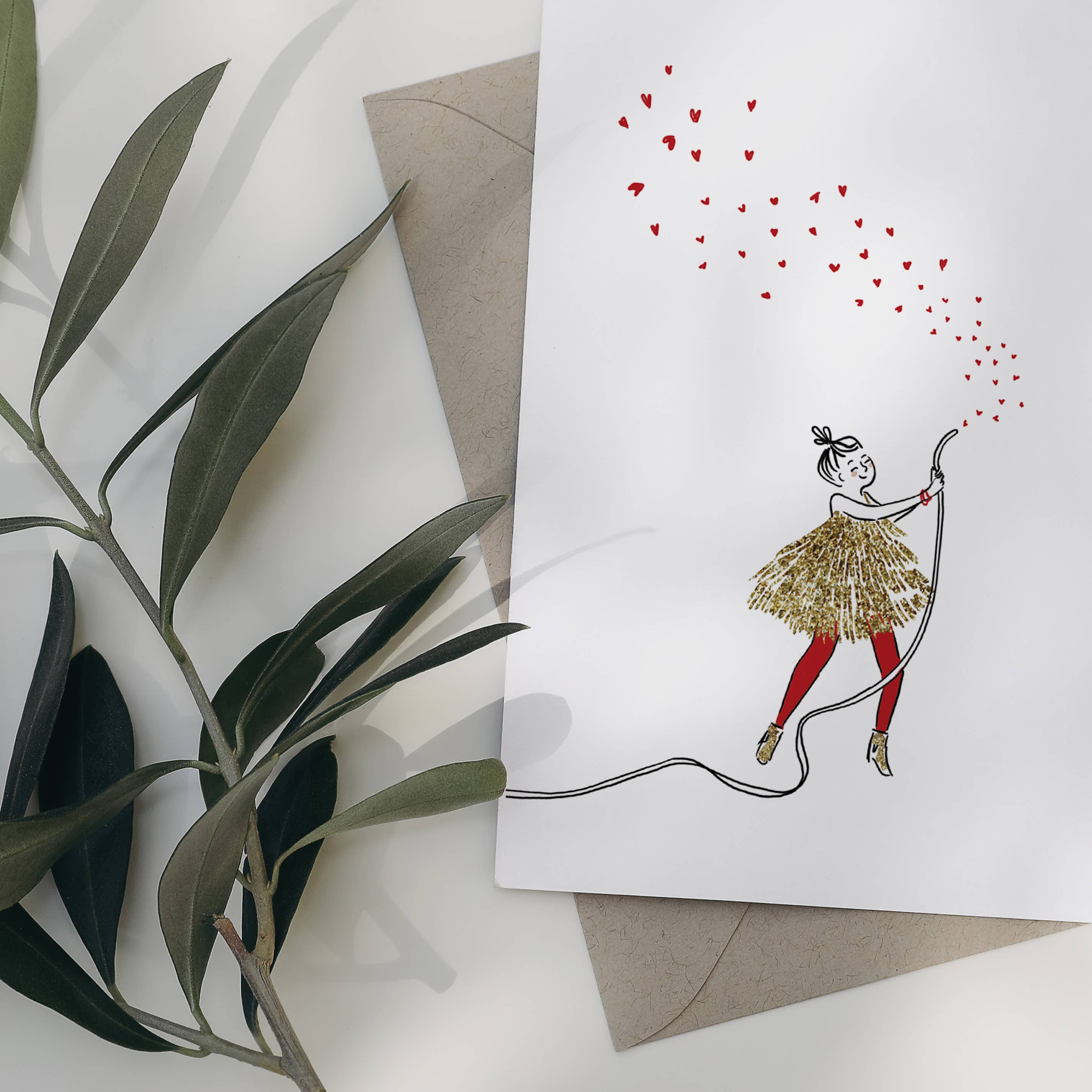 MY LOVELY THING – Großhandel Liebeskarte – Doppelte Karte "Herzexplosion"2