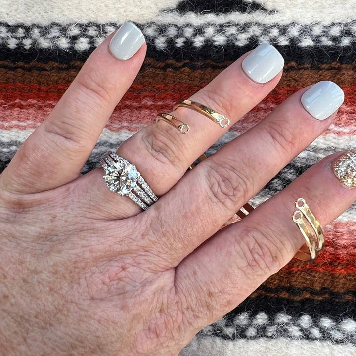 Desert Darlings Silver - Wholesale Bangle Bracelet - Gold Filled Hammered Bangles #173