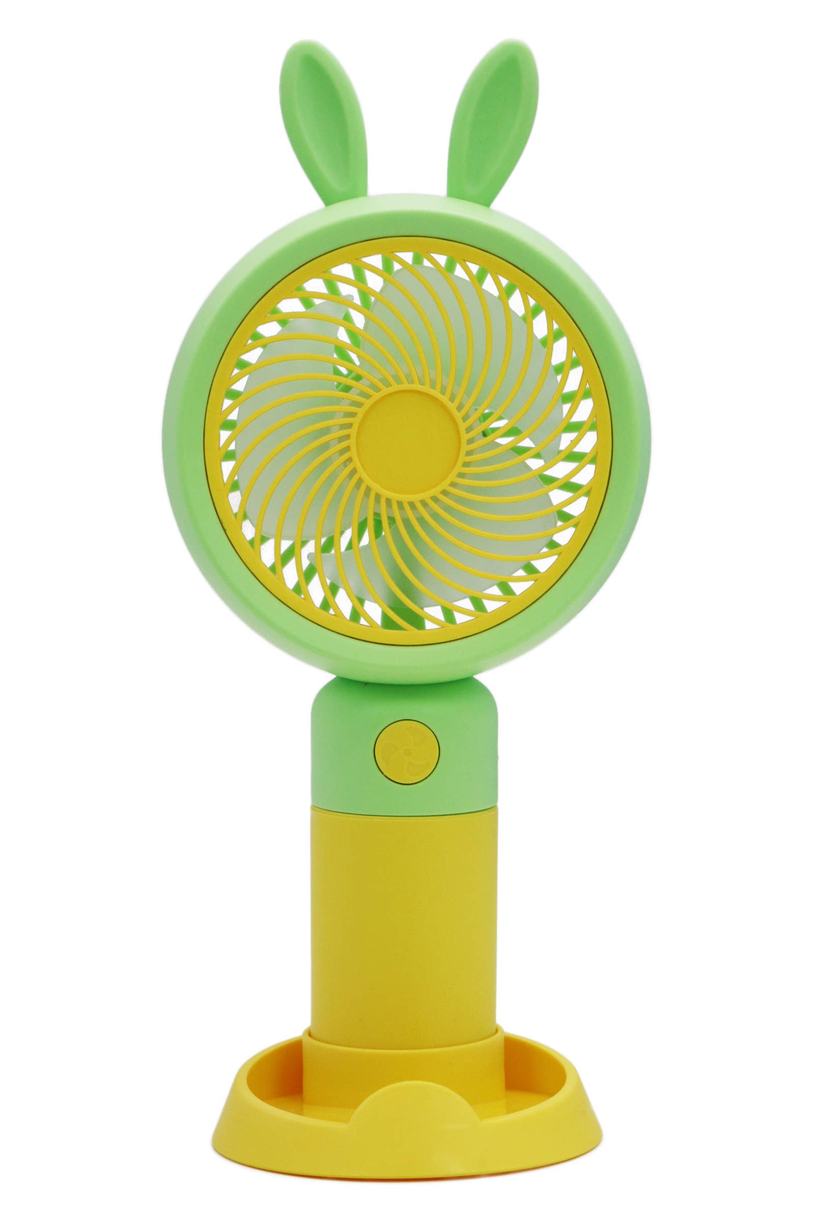 Cap Zone – wholesale Elektrisk handfläkt – Bunny Ear Matte Pastell Handhållen Elektrisk Fläkt - 12 st11