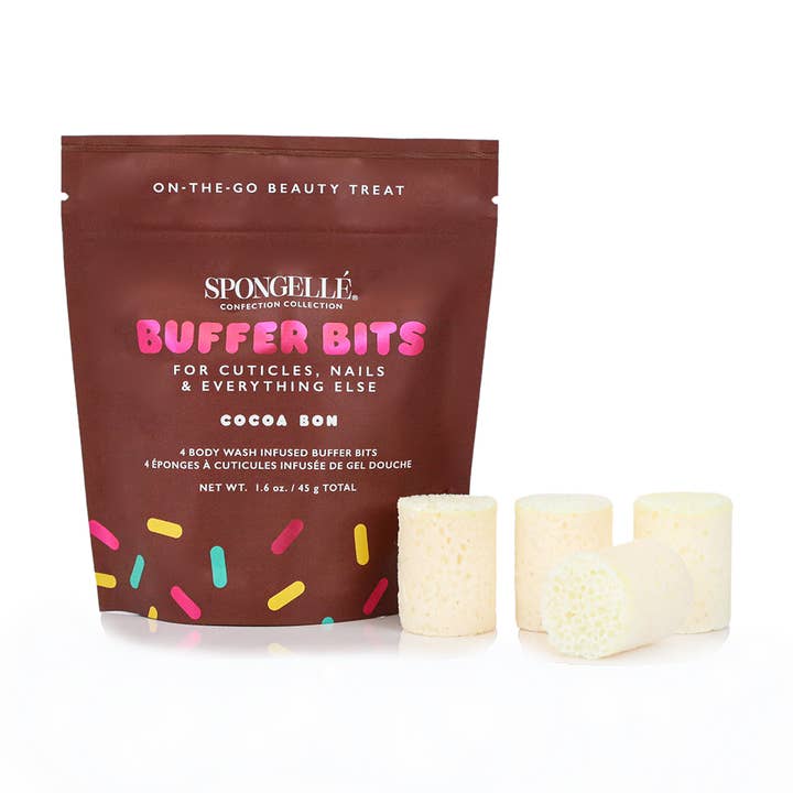 Spongellé - Wholesale Bath Pouf/Sponge - Cocoa Bon Confection Buffer BitsÂ