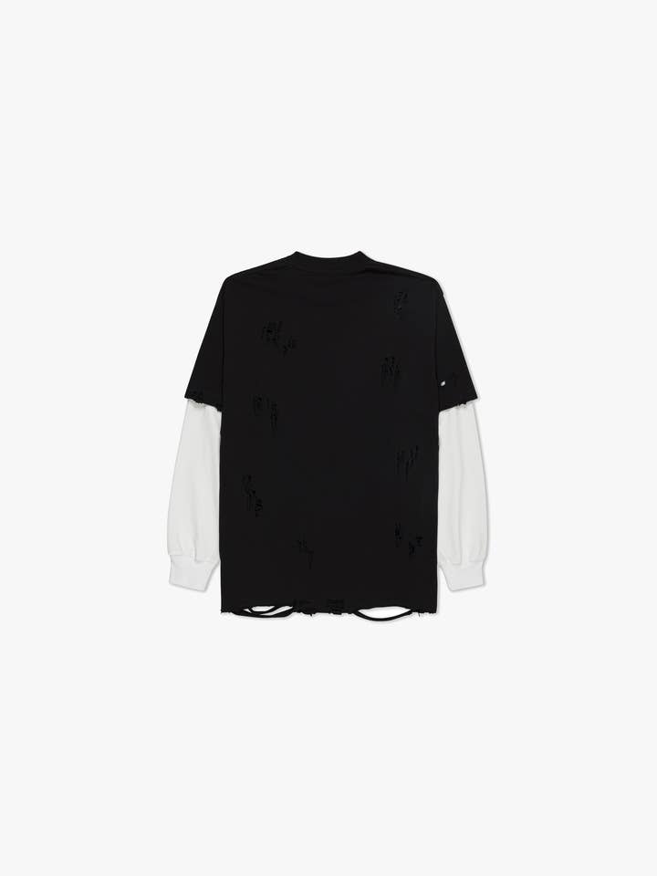 FUNERAL APPAREL - Wholesale T-Shirt - Men's - Distressed Long Sleeve T-Shirt