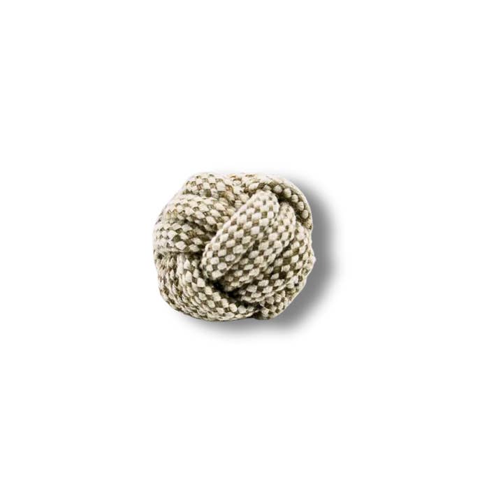 Eco-friendly dog ball from cotton & jute, safe pet ball, S/M/L for wholesale by Jacky's Place